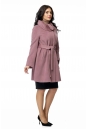 Женское пальто из текстиля с воротником 8008502-2