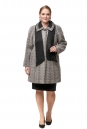 Женское пальто из текстиля с воротником 8012232