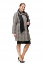 Женское пальто из текстиля с воротником 8012232-2