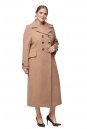 Женское пальто из текстиля с воротником 8012551