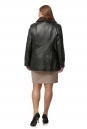 Женская кожаная куртка из натуральной кожи с воротником, отделка норка 8014732-3
