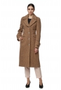 Женское пальто из текстиля с воротником 8016112