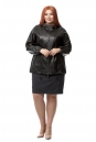 Женская кожаная куртка из натуральной кожи с капюшоном 8016848-4