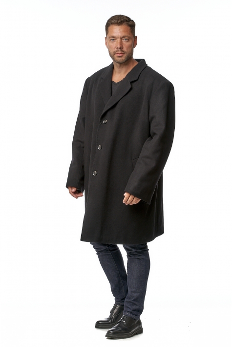 Мужское пальто из текстиля с воротником 8017713