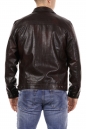 Мужская кожаная куртка из эко-кожи с воротником 8018362-3
