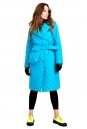 Женское пальто из текстиля с воротником 8018716