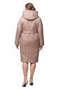 Женское пальто из текстиля с капюшоном 8018826-3