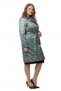 Женское пальто из текстиля с воротником 8019001-2