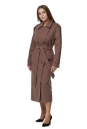 Женское пальто из текстиля с воротником 8019045