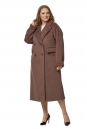 Женское пальто из текстиля с воротником 8019052-2