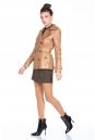 Женская кожаная куртка из натуральной кожи с воротником 8022665-3