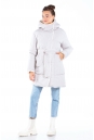 Женское пальто из текстиля с капюшоном, отделка искусственный мех 8022717-8