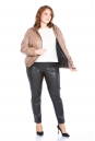 Женская кожаная куртка из натуральной кожи с капюшоном 8022733-4