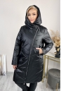 Женское пальто из текстиля с капюшоном 8024030-2