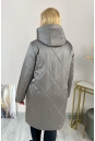 Женское пальто из текстиля с капюшоном 8024039-5
