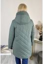 Женское пальто из текстиля с капюшоном 8024072-5