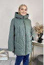Женское пальто из текстиля с капюшоном 8024077-2