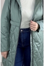 Женское пальто из текстиля с капюшоном 8024091-6