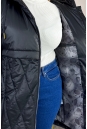 Женское пальто из текстиля с капюшоном 8024092-6